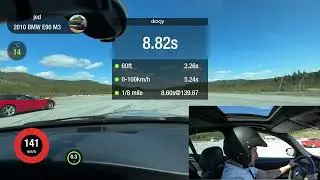 BMW E90 M3 EVOLVE STAGE 2~430ps vs Chevrolet Corvette C6 ~500ps