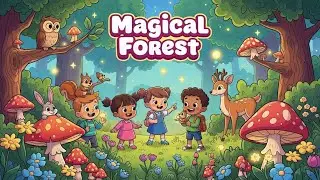 Magical Forest 🌳✨🦉 | Fun Kids Song & Adventure in Nature for Toddlers