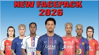 PES 2019:NEW FACEPACK UPDATE SEASON 2026#proevolutionsoccer2019 #pcgames #pes2019update2026