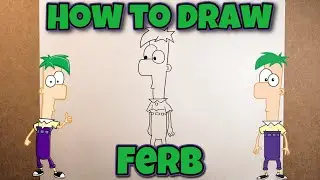 HOW TO DRAW FERB | Phineas And Ferb | Easy Step-by-Step Tutorial | FOR KIDS