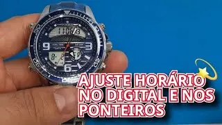 Como Ajustar horário no Relógio Digital e com ponteiro FoxBox