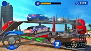 US Police Multi Level Car Transporter Truck 2020 New Levels Unlocked (Android,iOS ) Part 2