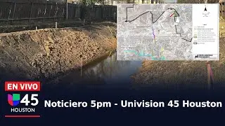 Avanzan obras para mejorar el drenaje y prevenir inundaciones en la ciudad de Rosenberg, Texas