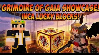 Демонстрация модов для Minecraft: Inca Lucky Block и Grimoire of Gaia 3!