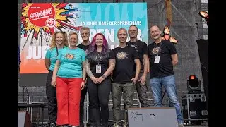 Impressionen von 40 Jahre Haus der Springmaus am 6. Juli 2025 auf dem Bonner Marktplatz