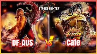 Street Fighter 6 | Cafe Legend (Jamie) 2100MR vs DF_AUS (Ken) | Double Perfect K.O. | SF6