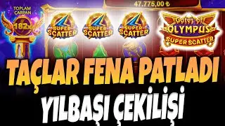 SLOT OYUNLARI | Gates Of Olympus 1000 T&uuml;rk&ccedil;e | TA&Ccedil;LAR PATLADI YILBAŞI VURGUNU sizden gelenler slot