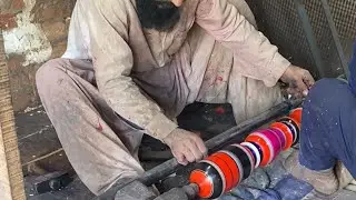 Pakistani Traditional Wooden Cot Legs Painting LIVE | Skilled Artistry Showcase #virallivestream