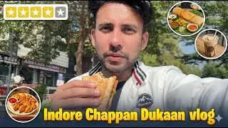 I am at Chappan Dukaan Indore | How Many Out of 56 Street Food Shops can I Try in 1 Hour.