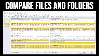 Compare Files and Folders to See Their Differences and Then Merge Them with WinMerge