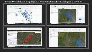 Загрузите данные о водных объектах (Shapefile) для озер, рек, водно-болотных угодий любого местоп...