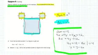Matte S1 R1 Eksamen Algebra og Geometri Oppgave 8 del  1 V19