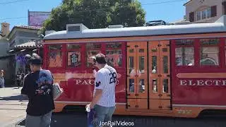 8/19/25 Pre: Pacific Electric 717 with Halloween riders at Buena Vista Street-3