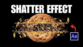 SHATTER EFFECT in After Effects | Easy Tutorial for Beginners  #shattereffect #aftereffectstutorial