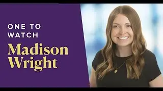 Madison Wright- One to Watch Award Recipient