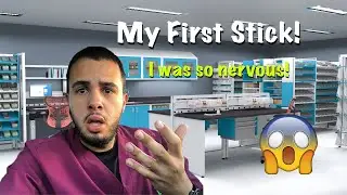 Day in Life of a Male Medical Assistant: I Did My First Stick! Vlog 5