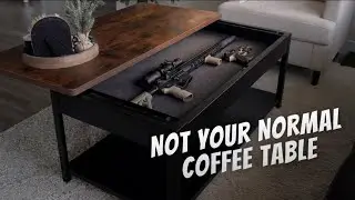 This Coffee Table is Actually a HIDDEN Gun SAFE?!? Kaer World Coffee Table Gun Safe