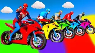 الرجل العنكبوت انقاذ باتمان Spider-Man Rescue batman vs iron man vs venom funny Game GTA 5 superhero