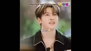 Matthew was ready for the kiss😏🤣 #zb1 #seokmatthew #kimgyuvin