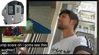 R110A reacts to davidlap rainbow friends green jumpscare