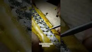 Cuban link chain texturing #shorts #jewelleryshorts #jewellery #bracelet