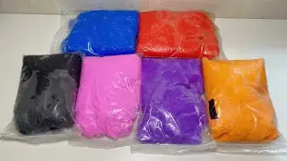 Satisfying ASMR Sound 6 colors super clay large unboxing |4:35minutes satisfying unboxing #clay 