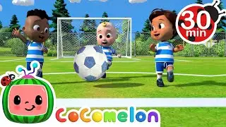 [ 30 MIN ] Soccer Song | Fun with Friends | CoComelon Nursery Rhymes & Kids Songs