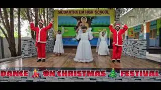 Dance 💃 in Christmas 🎄 festival ✨️ 