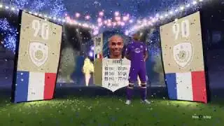 90 RATED ICON HENRY IN A MEGA PACK FIFA 18 ULTIMATE TEAM!