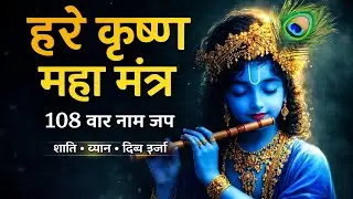Hare Krishna Maha Mantra 🔱 108 Jaap | Hare Rama Hare Krishna | Gaurav Sharma