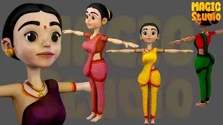 3D Freelance Jobs | Cartoon Character Modeling Showreel | Magic Studio Showreel