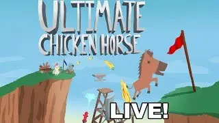 Ultimate Chicken Horse with the CREW #3! | Shaun Zom Gaming LIVE!