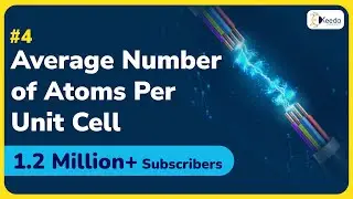 Average Number Of Atoms Per Unit Cell | Structure of Material |GATE Mechanical Engineering Materials