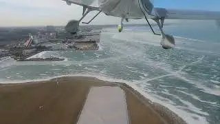 Cirrus SR22T - Cleveland KBKL Landing & Takeoff