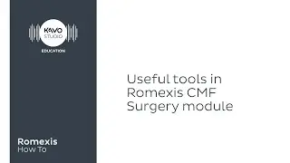 Romexis How To: Useful tools in Romexis CMF Surgery module