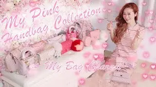 MY PINK DESIGNER HANDBAG COLLECTION 🤩💖 + MY FAVE DREAMY BAG CHARMS FROM MY COLLECTION 💖🦄 LINDIESS