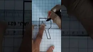 3d letter R # 3d drawing
