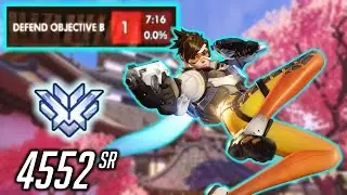 [Overwatch] 7 MINUTE LAST POINT HOLD NEW 2CP Hanamura 4552 SR