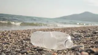 Bottle Garbage   Waste At The Beach Trash Environment   Ecology Free Stockage Footage