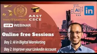 ⭕ AASTCSCE Webinar 📘 AI In Digital Marketing