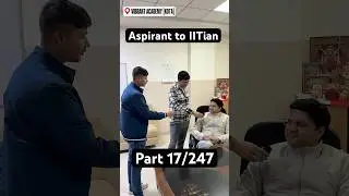 PART 17/247 : Aspirant meet PJ sir #jee #motivation