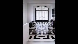 Black and White Lovers??? Then Check glamorous  Black and White Flooring. You will Fall in Love .