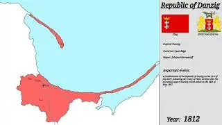 The Republic of Danzig every year (animated map).