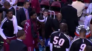 LeBron James Yells At Mario Chalmers (2013.12.18)