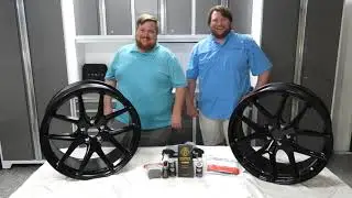 Adam's Polishes Advanced Graphene Ceramic Coating on aftermarket wheels