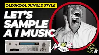 Let's Sample AI music on vintage samplers #oldskool #jungle #hardcore #aimusic