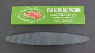 Making and testing a scythe whetstone from Welsh slate