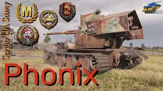 WoT твій replay / Waffenträger auf E 100 ( Phönix ) / 10.7K Damage / No comments