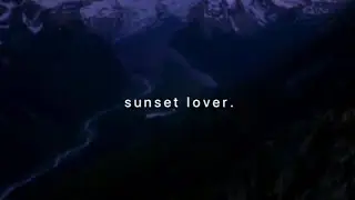 Petit Biscuit - sunset lover instrumental (looped, more slowed + reverb) A e V D
