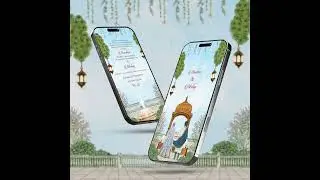 Sikh Wedding Invitation Video | Punjabi Wedding invitation video | Invito AI-1156